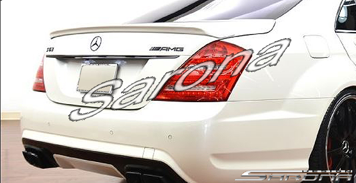 Custom Mercedes S Class  Sedan Trunk Wing (2007 - 2013) - $379.00 (Part #MB-084-TW)